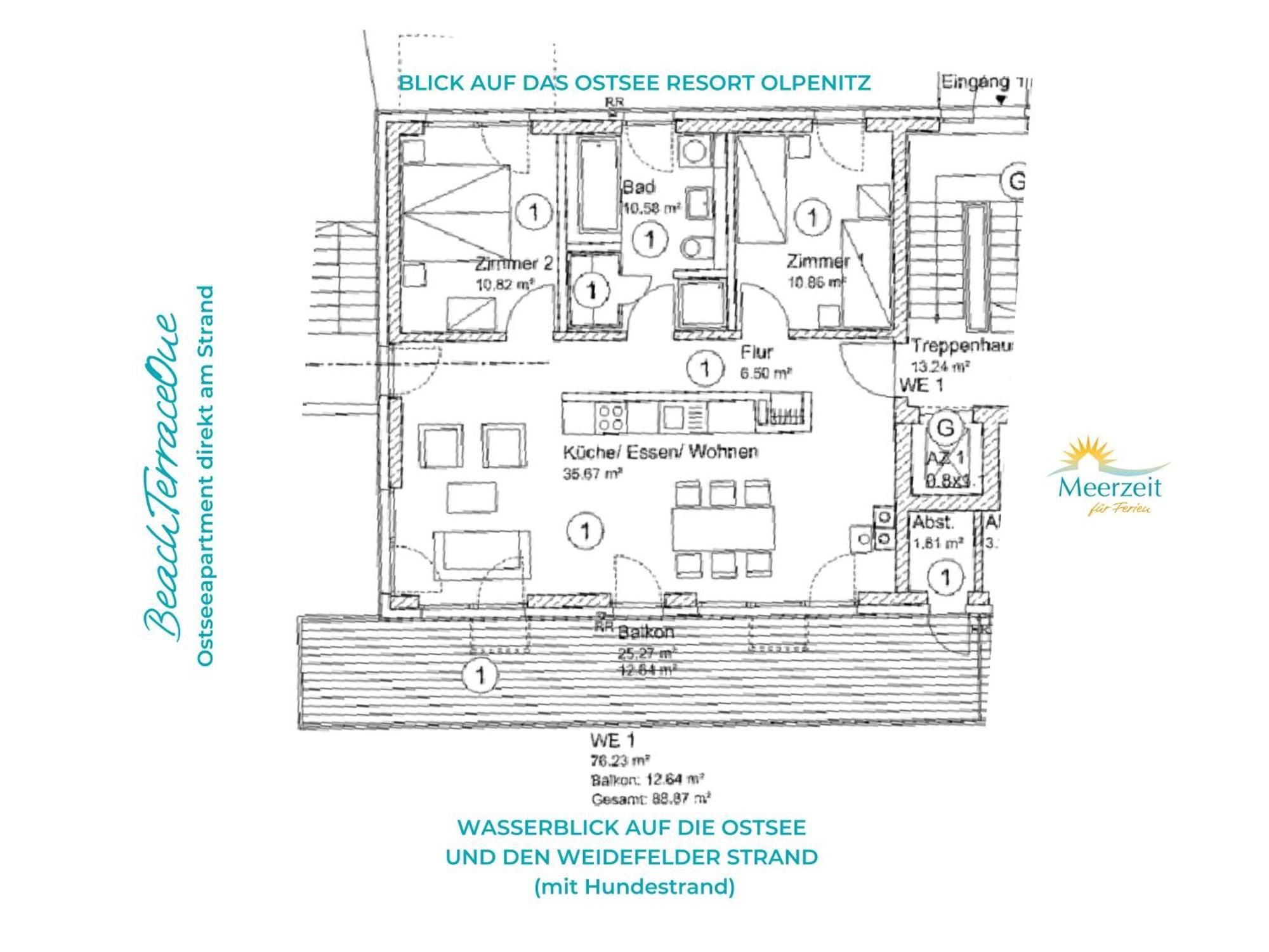 Beachterraceone - Eg, Meerblick, Terrasse, Kamin, Sauna Olpenitz Eksteriør bilde
