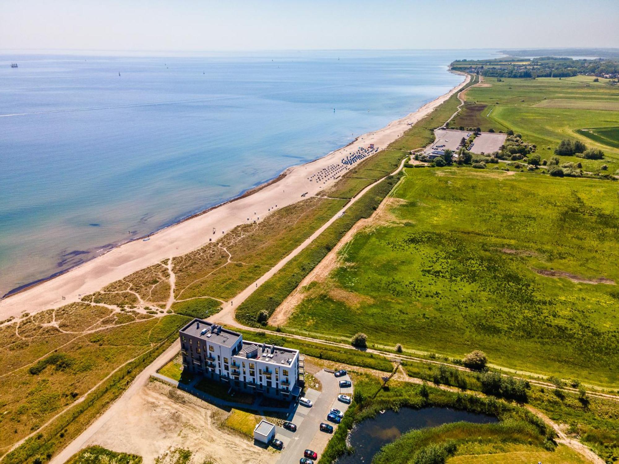 Beachterraceone - Eg, Meerblick, Terrasse, Kamin, Sauna Olpenitz Eksteriør bilde